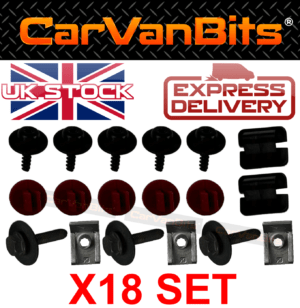 For Volvo V40 2012 2019 Undertray Under Engine Cover Clip Kit Fixing Clips Set 375528109773