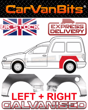 For Vw Caddy Ii Seat Inca 95 04 Rear Wheel Arch Wing Repair Body Panel Pair 375172099843