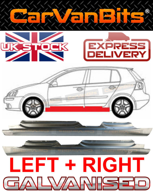 For Vw Golf 5 V 03 09 5 Door Hatchback Estate Full Sill Repair Body Panel Pair 373742870903