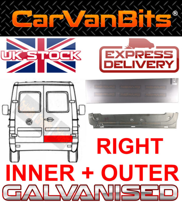 For Vw Lt Mercedes Sprinter 96 06 Rear Door Repair Rust Body Panel Sill Low Ri 374246700733