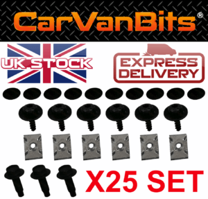 For Vw Sharan Tiguan Undertray Under Engine Cover Clip Kit Fixing Clips 375424840593