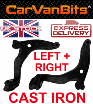 For Vw Transporter T5 03 15 Suspension Control Arm Wishbone Front Lower Pair 375619023843