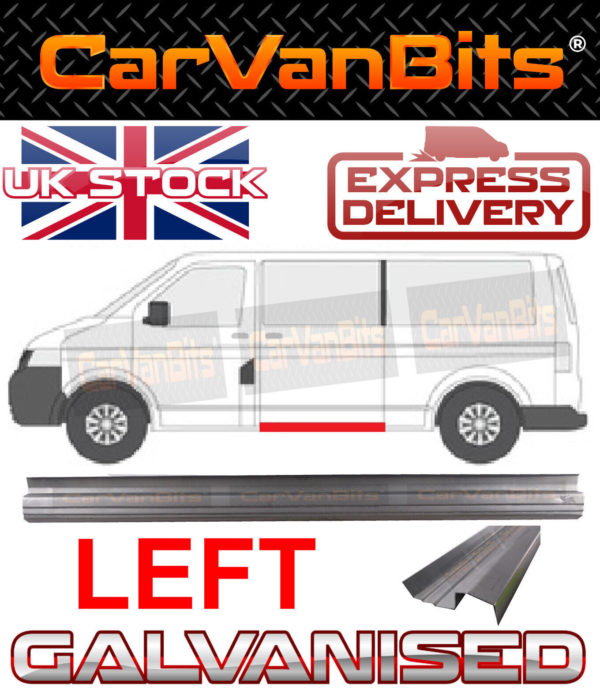 For Vw Transporter T5 03 15 Swb Lwb Under Sliding Door Body Repair Panel 373526262123