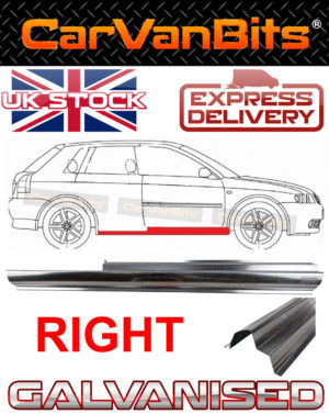 For Audi A3 8l 96 99 3 Door Sill Repair Body Rust Outer Panel Galvanised 170cm R 373993608544