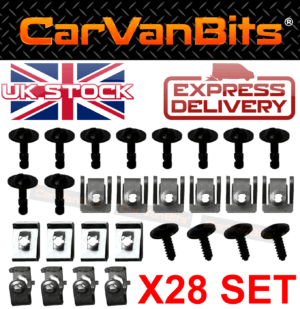 For Audi A5 A6 A7 Q5 X5 X6 Undertray Under Engine Cover Clip Kit Fixing Clips 375526373394