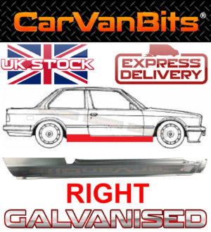 For Bmw 3 E30 82 94 2 Door Full Sill Repair Body Rust Panel Klokkerholm Brand 373763879784