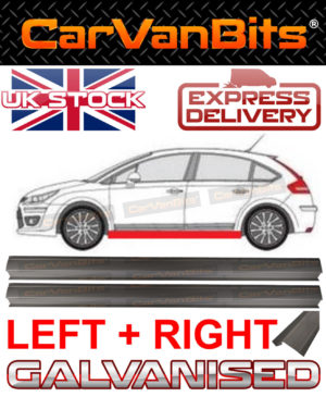 For Citroen C4 5 Door 04 11 Sill Repair Body Rust Outer Panel 200cm Pair 374443611834