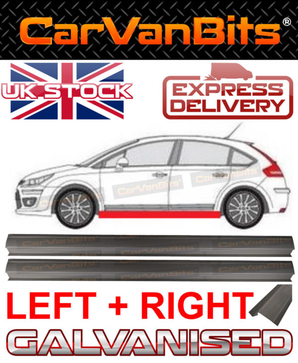 For Citroen C4 5 Door 04 11 Sill Repair Body Rust Outer Panel 200cm Pair 374443611834