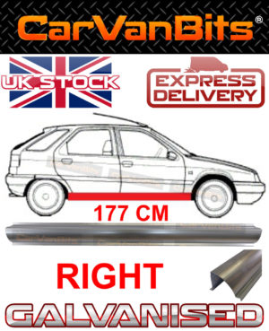 For Citroen Zx 91 98 Sill Repair Body Rust Outer Panel 177cm Right 374374862224