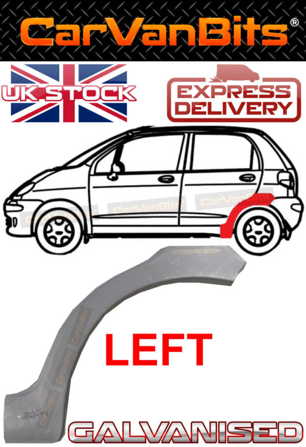 For Daewoo Chevrolet Matiz 98 05 Rear Wheel Arch Body Rust Repair Panel Left 374259915834