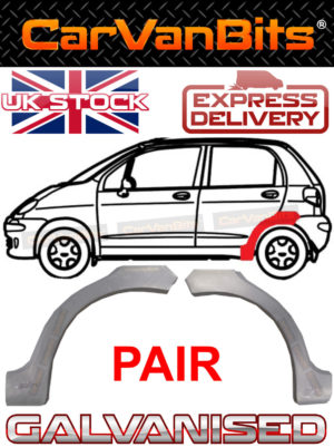 For Daewoo Chevrolet Matiz 98 05 Rear Wheel Arch Body Rust Repair Panel Pair 374259915904