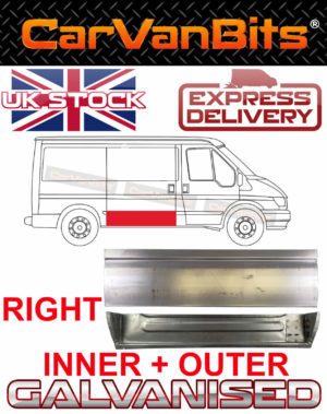 For Ford Transit 00 13 Swb Sliding Door Inner Outer Repair Body Sill Panel Right 374954026454