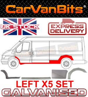 For Ford Transit Lwb 00 14 Mk6 Mk7 Rear Wheel Arch Side Door Repair Panel Set Ns 374246641384