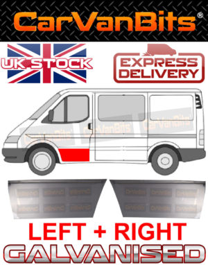 For Ford Transit Mk3 Mk4 Mk5 86 00 Front Door Outer Repair Body Panel Pair 373198454194