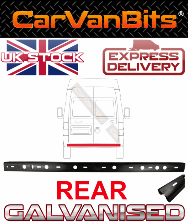 For Ford Transit Mk6 Mk7 00 13 Rear Bumper Reinforcement Support Repair Panel 375501333524