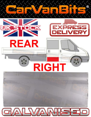 For Ford Transit Mk6 Mk7 00 14 Crew Double Cab Rear Door Outer Body Repair Panel 374434141724