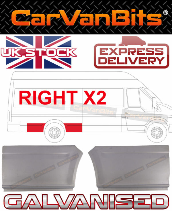 For Ford Transit Mk6 Mk7 Lwb Jumbo 00 14 In Front Behind Rear Arch Repair Panel 374567579804