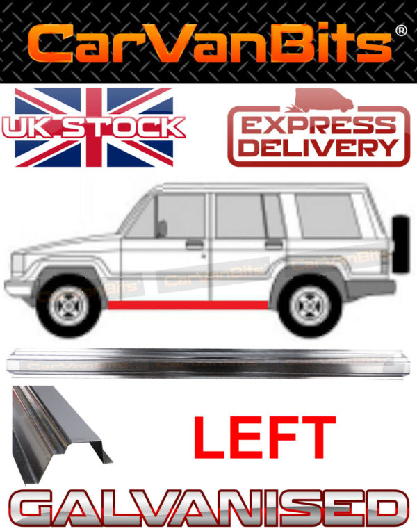 For Isuzu Trooper Ubs 83 05 Sill Repair Body Rust Outer Panel Galvanised Left 374259915774