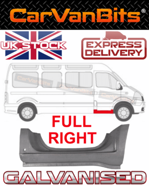 For Master Interstar Vauxhall Movano 98 14 Full Under Front Door Repair Panel Os 375182060874