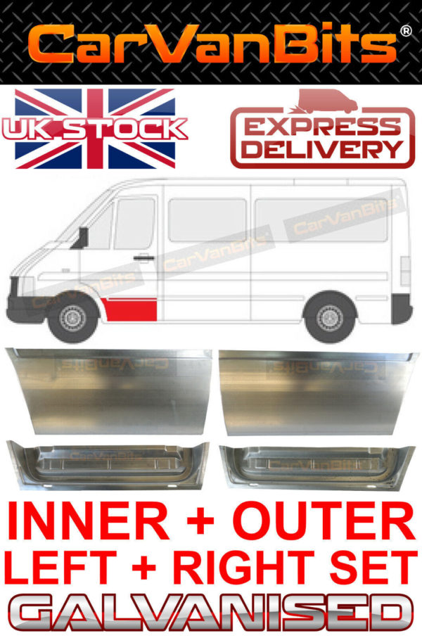 For Mercedes Sprinter Or Vw Lt 95 06 Front Door Repair Body Rust Panel Sill X4 373242684944