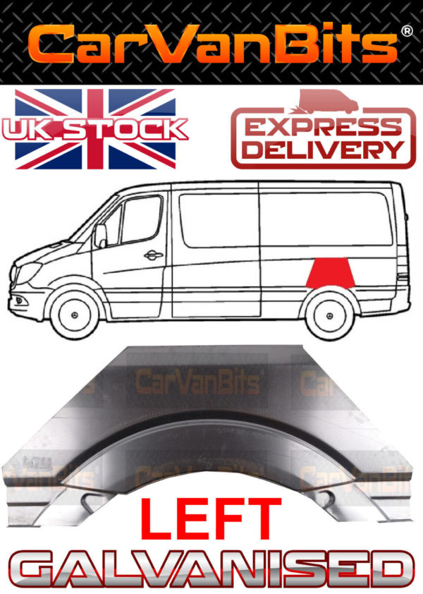 For Mercedes Sprinter Vw Crafter 06 18 Rear Wheel Arch Repair Body Rust Panel Le 373381070054