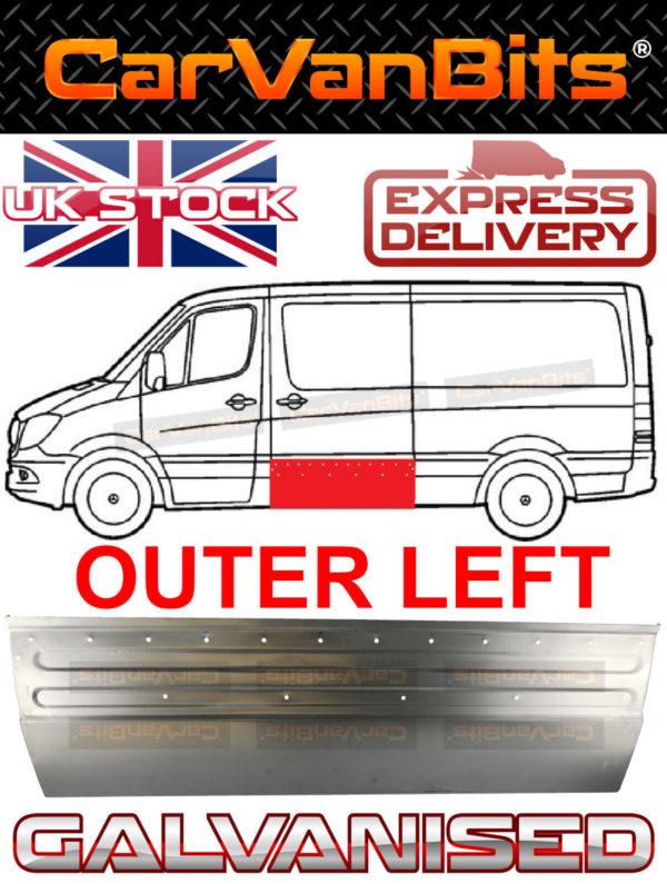 For Mercedes Sprinter Vw Crafter 06 18 Side Sliding Door Repair Body Rust Panel 373725052554