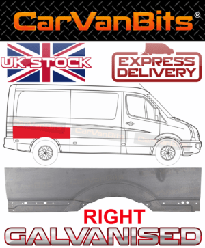 For Mercedes Sprinter Vw Crafter Mwb 06 18 Upper Side Sill Body Repair Panel Rig 375294318214