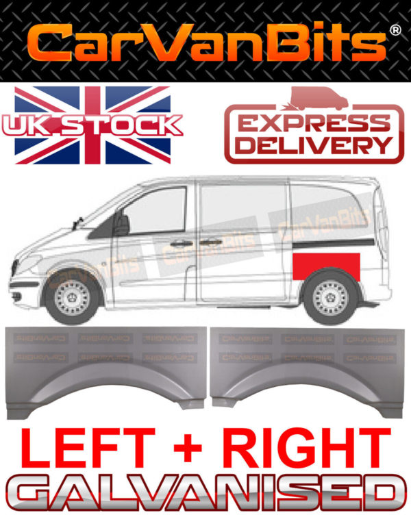 For Mercedes Vito Viano W639 03 10 Swb Lwb Xlwb Repair Panel Rear Top Wheel Arch 373196432994