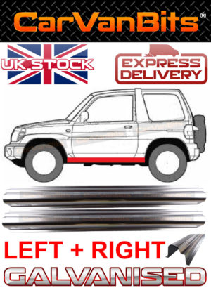 For Mitsubishi Pajero Pinin Shogun 91 01 3 Door Sill Repair Body Rust Panel Pair 374259915784