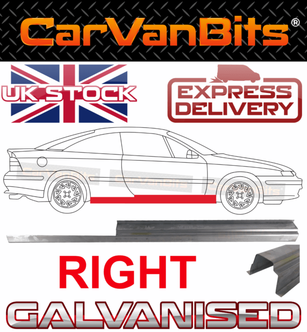 For Opel Vauxhall Calibra 89 97 Sill Repair Body Rust Outer Panel Right 375202823354