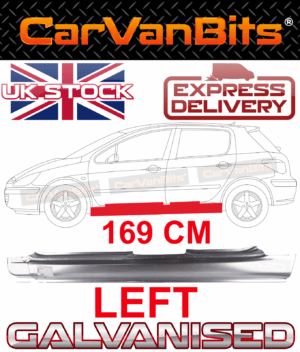 For Peugeot 307 5 Door 01 08 Full Sill Repair Body Rust Outer Rocker Panel Left 375207140984