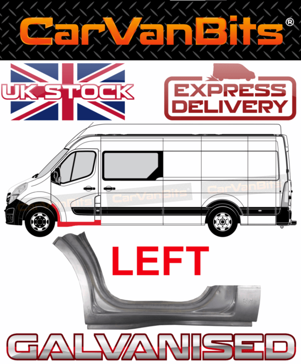 For Renault Master Movano Nv400 10 20 Front Wheel Arch Door Repair Panel Sill Ns 375172134834