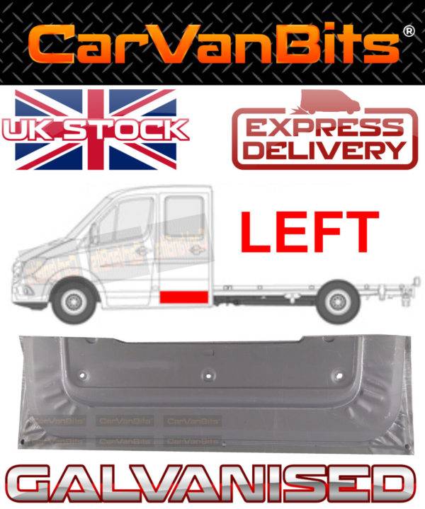 For Sprinter Vw Crafter 06 Double Crew Cab Rear Door Inner Repair Panel Left 374226512434