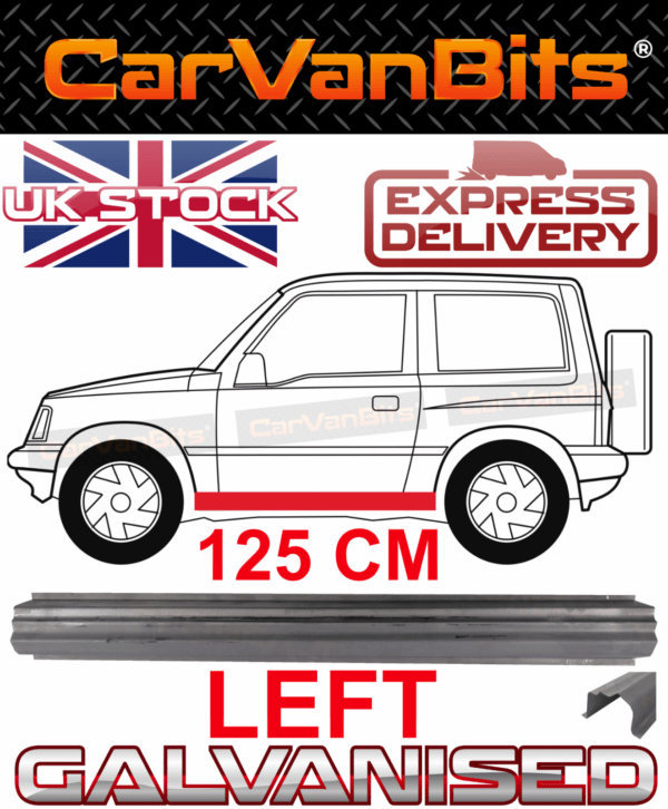 For Suzuki Vitara 3 Door 88 98 Sill Repair Body Rust Outer Panel Left 375219459934