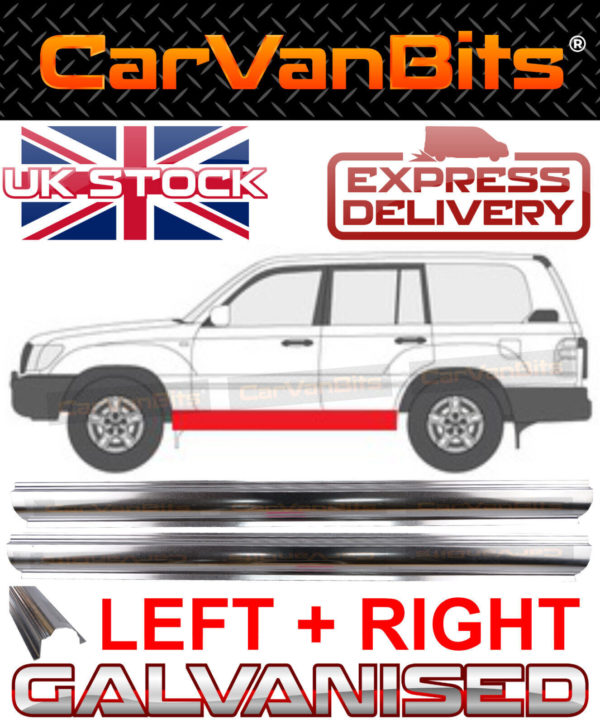 For Toyota Land Cruiser Fj100 J100 98 07 Sill Repair Body Outer Rust Panel Pair 373984074494