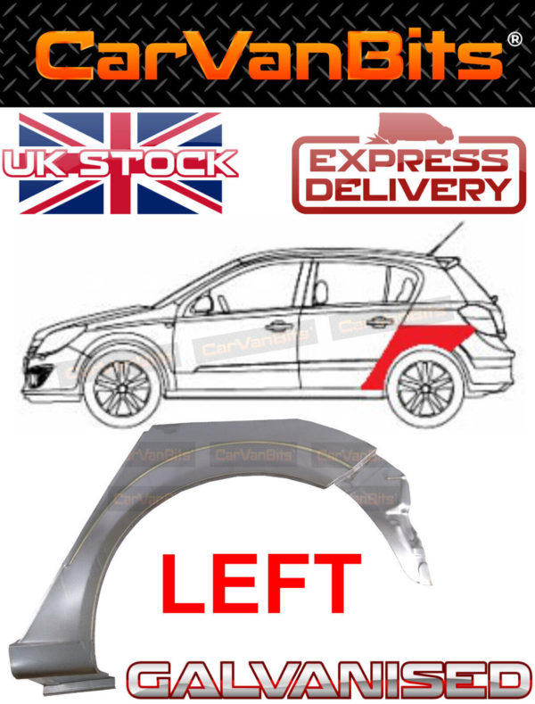 For Vauxhall Astra H 5 Door 03 12 Rear Wheel Arch Repair Body Rust Outer Panel L 374386987274