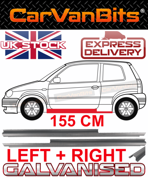 For Volkswagen Vw Lupo Seat Arosa 98 05 Sill Repair Body Rust Outer Panel Pair 375241611934