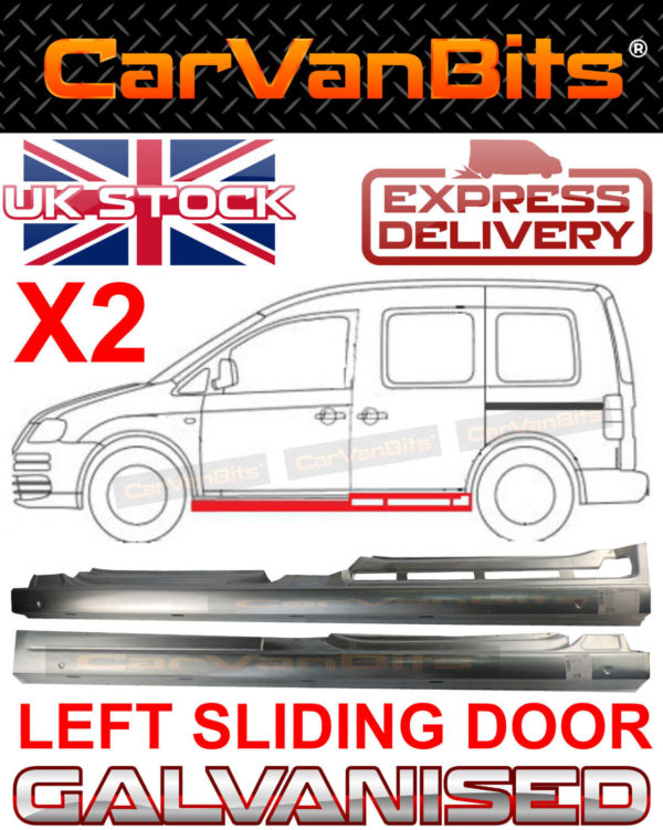 For Vw Caddy Iii 2k 04 10 Full Sill Repair Body Rust Panel With Sliding Door L 374347952744