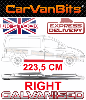 For Vw Caddy Iii 2k Maxi 04 15 Full Sill Repair Rust Panel With Sliding Door R 375221684444