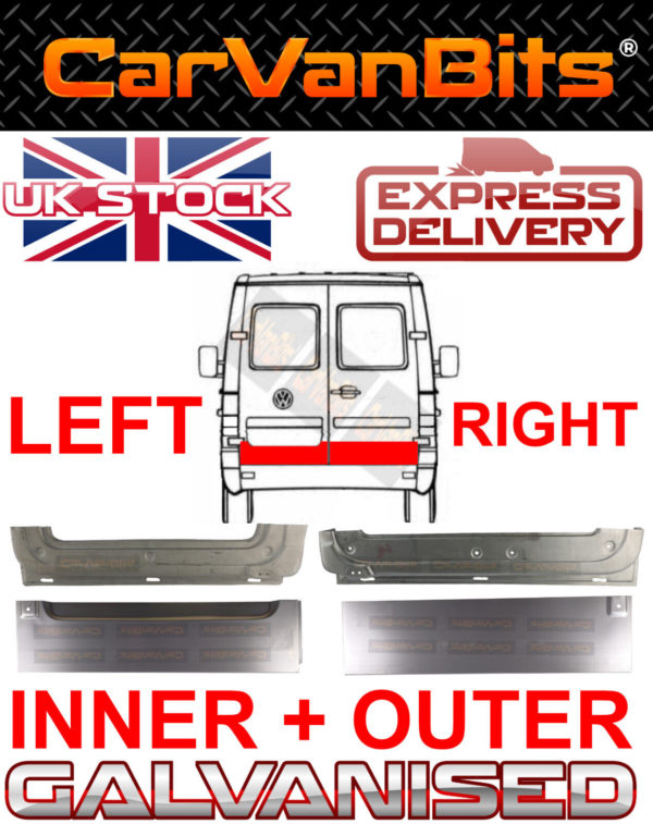 For Vw Lt Mercedes Sprinter 96 06 Rear Door Repair Rust Body Panel Sill Low X4 374246697434