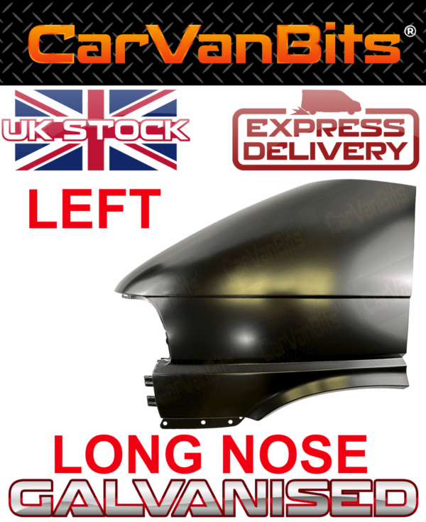 For Vw T4 Transporter 96 03 Repair Front Panel Fender Wing Long Nose Left 375008071444