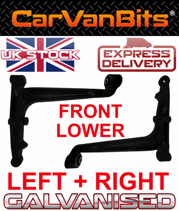 For Vw Transporter T4 90 03 Suspension Control Arm Wishbone Front Lower Pair 375618994924