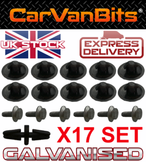 For Vw Transporter T5 T6 03 Undertray Under Engine Fitting Kit Cover Fixing 375038624174