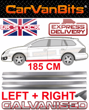 For Vw Volkswagen Golf 5 Variant Jetta 05 10 Sill Repair Body Outer Panel Pair 375222365424