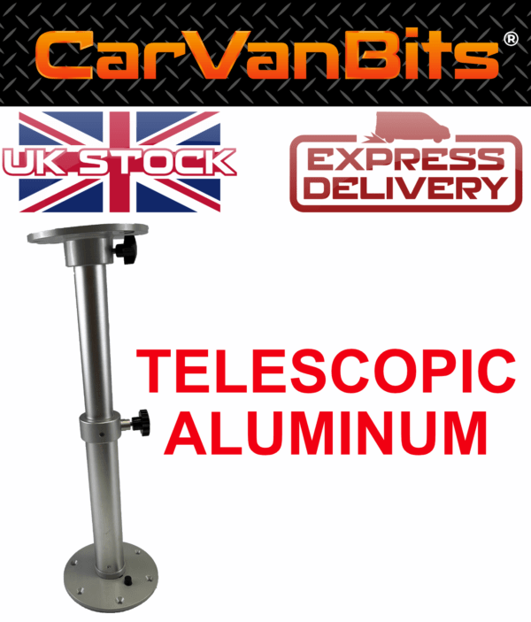 Universal Telescopic Floor Mount Swivel Table Leg Van Camper Motorhome Rv 375133425114