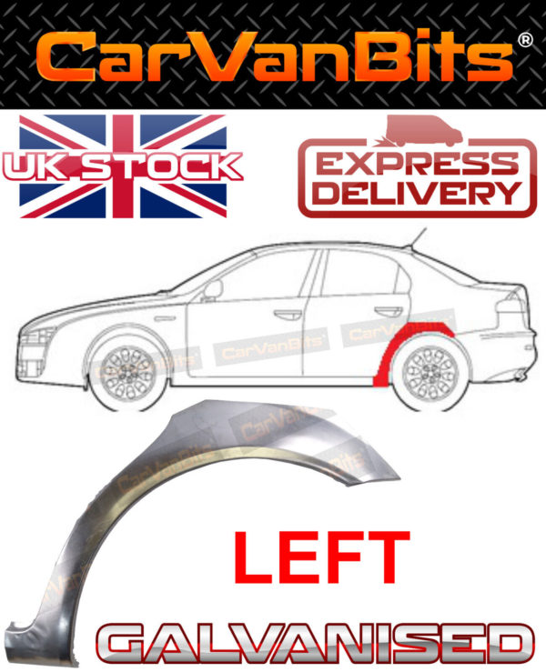 For Alfa Romeo 159 05 12 Saloon Estate Rear Wheel Arch Repair Wing Body Panel 374387034045