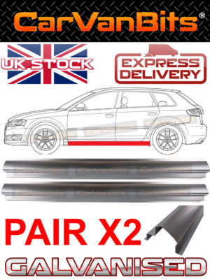 For Audi A3 8p 03 12 35 Door X2 Sill Repair Body Rust Outer Panel Pair 373993007705