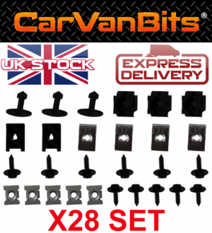 For Audi A6 Allroad C6 4f Undertray Under Engine Cover Clip Kit Fixing Clips 375424745535