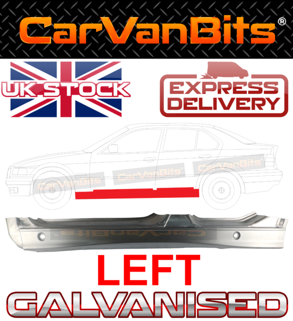 For Bmw 3 E36 90 00 Saloon Estate Full Sill Repair Body Rust Outer Panel Left 373795162475