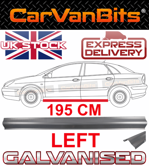 For Citroen C5 Dc De 01 04 Saloon Estate Sill Repair Body Rust Outer Panel Left 375291423835